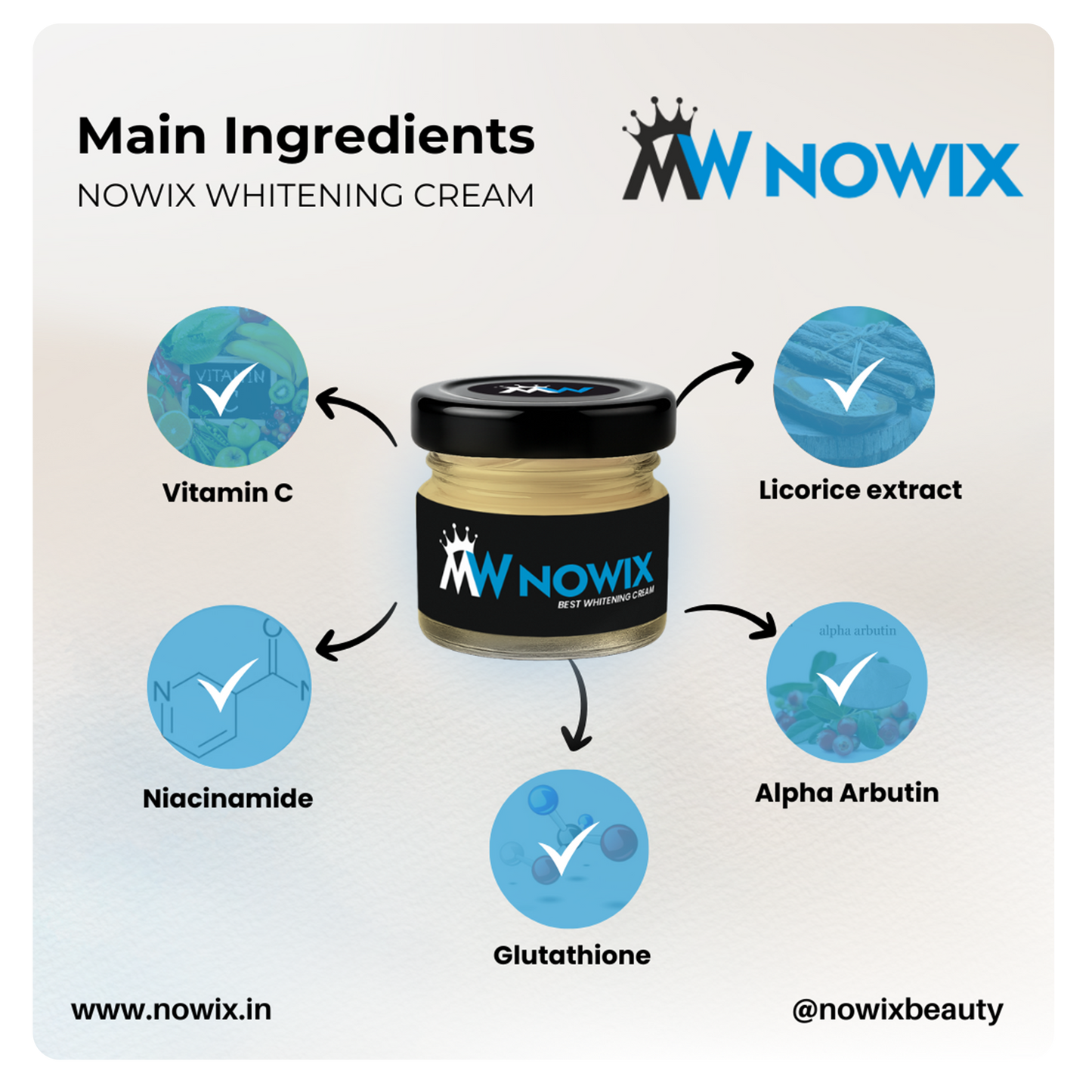 Nowix Best Whitening Cream | Skin Whitening Cream